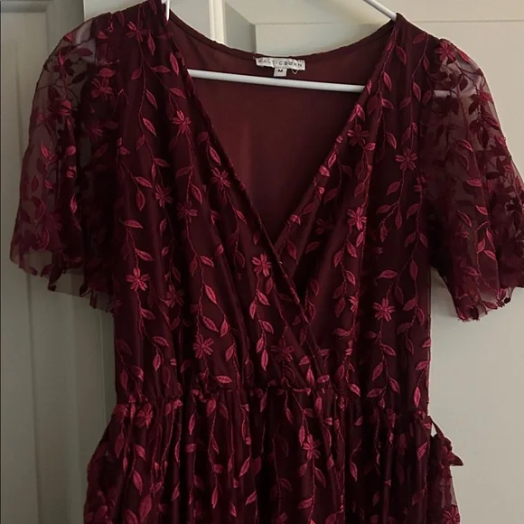 Baltic Born Marseille Burgundy Maxi Dress (M) - Picture 5 of 5